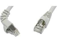 TelegÃ¤rtner L00001A0090 RJ45 Netwerk Aansluitkabel CAT 6A S/FTP 1.5 M Grijs Vlambestendig, Halogeenvrij