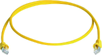 TelegÃ¤rtner L00006A0052 RJ45 Netwerk Aansluitkabel CAT 6A S/FTP 50 m Geel Vlambestendig, Halogeenvrij