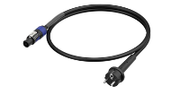 Neutrik 1036411 Aansluitkabel Stroom Zwart 3 m