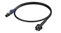 Neutrik 1036421 Aansluitkabel Stroom Zwart 3 m