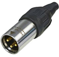 Neutrik NC3MX TOP XLR connector Stekker, recht Aantal polen: 3 1 stuk(s)