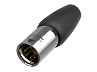 Neutrik NC5MX1 TOP XLR connector Stekker, recht Aantal polen: 5 Zwart 1 stuk(s)