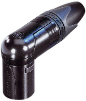Neutrik NC7MRX B XLR connector Stekker, haaks Aantal polen: 7 Zwart 1 stuk(s)