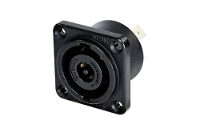 Neutrik NLT8MPXX BAG Luidsprekerconnector Flensbus, contacten recht Aantal polen: 8 Zwart 1 stuk(s)