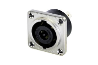 Neutrik NLT8MPXX Luidsprekerconnector Flensbus, contacten recht Aantal polen: 8 Zwart, Zilver 1 stuk(s)