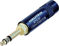 Neutrik NP3CM B,STEREO Jackplug 5,23 mm Stekker, recht Aantal polen: 3 Stereo Zwart 1 stuk(s)