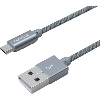 Nevox USB 2.0 Kabel, USB A > Micro USB kabel 1 meter, gesleeved
