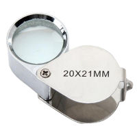 New 20x 21mm Folding Jewelery Magnifying Glass Loupe