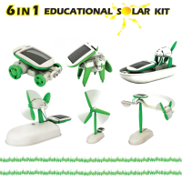 New 6 In 1 Educational Solar Toys Kit Robot Chameleon