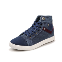 New Autumn Men Canvas High Top Sneakers Breathable Causal Flat Sports Shoes