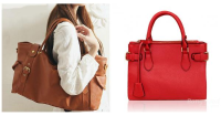 New Fashion Korean Style Lady Pu Leather Belt Decorated Handbag