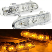 New Pair Side Mirror Turn Light For Mercedes S W220 Cl W215 99 03
