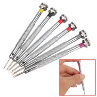 New Precision 6 Pcs Flat Blade Screwdriver Kit Set For Watch Repair