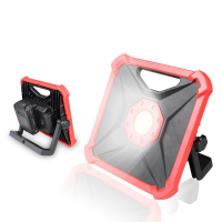 20V 10W draadloze LED handlamp Draagbare 120 ° roterende multifunctionele Li ion flexibele LED zaklamp met 2,0 Ah batter