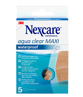 Nexcare Aqua Clear Maxi Waterproof Bandages