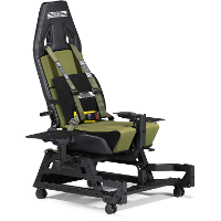 Next Level Racing Flight Seat Pro Boeing Military Edition simulatorset