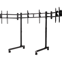Next Level Racing Round Tube Triple Monitor standaard
