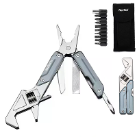 NexTool W2 8 In 1 Multi Tool Vouwbare Lichtmoersleutel Tang Multifunctionele Sleutel Schroevendraaier Buiten Camping EDC