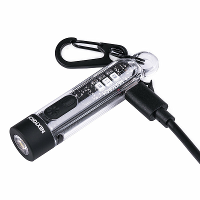 NEXTORCH K40 700lm Mini Formaat Helder EDC LED Sleutelhanger Zaklamp Met UV Rood Blauw RBG Zijlicht Clip on Mini Zaklamp