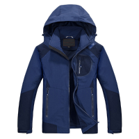 Nianjeep Mens Outdoor Waterproof Breathable Quick Drying Jacket Casual Spring Elasticity Coat