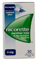 Nicorette Kauwgom 4mg Menthol Mint