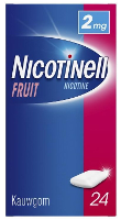 Nicotinell Kauwgom Fruit 2 mg   voor stoppen met roken