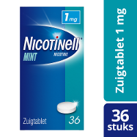 Nicotinell Zuigtablet Mint 1 mg   voor stoppen met roken
