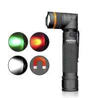 Nicron B70 1200LM 90 graden oplaadbare LED zaklamp Zwarte koplamp met magneetclip handsfree Ultra heldere LED zaklantaar