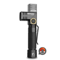Nicron L74 Mini Tiny 400 Lumen Tactische EDC Zaklamp L vormige LED Fakkel Oplaadbaar met Magnet 90 Graden IP65 Waterdich