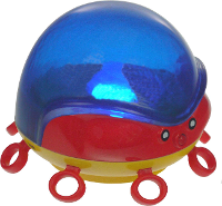 Niermann 80015 LED nachtlamp met projector Rond Inktvis LED Blauw, Geel, Rood