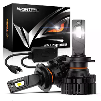 NightEye Auto Verlichting 120W CSP LED Koplamp Lampen 30000LM 6000K Koel Wit IP68 Waterdicht H1 H4 H7 H11 9005 9006 9012