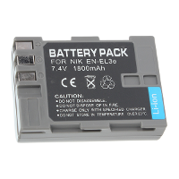 NIK EN EL3e Rechargeable 1800mAh 7.4V Li ion Protected Battery for Nikon EN EL3e