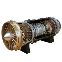 NIKOLATOY 1/10 WS 15 Turbofan Frighter Engine Model DIY Bouwset Uitstekende STEAM Onderwijs Wetenschap Ontdekking Speelg