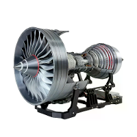 NIKOLATOY 1/6 Schaal Hoogst Herstelde Super RR Trent 900 Vliegtuig Turbofan Motor Model RTR 55cm / 22in Natuurkunde Expe