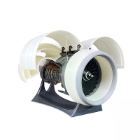 NikolaToy Trent 900 Turbofan Motor Model 65CM Groot Formaat Fysica Experiment Wetenschappelijke Ontdekking Productie Uit