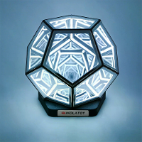 NIKOLATOY Grensloze Ruimte Abyss Dodecaëder Nachtlamp Creatieve Bureau Ornamenten Decoratieve Lichten