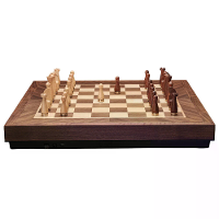 NIKOLATOY magnetische massieve houten schaakset AI aangedreven schaakspel oplaadbare appbediening online offline speel s