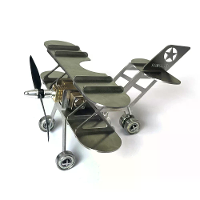 NikolaToy Mini Stirling motor Geüpgraded Model Vliegtuig Doe Het Zelf Montagekit Creatieve Bureaudeocratie Decoratie Wet