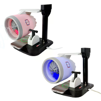 NIKOLATOY Nieuwe Desktop Vliegtuigmotor Turbo Ventilator JetFan Uitgerust met Draadloos Opladen en Luchtbevochtiger Orna