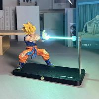 NIKOLATOY Nieuwe Magnetische Nachtlamp Kamehameha / Vegeta Creatieve Bureau Ornamenten Speelgoed Kerstcadeau
