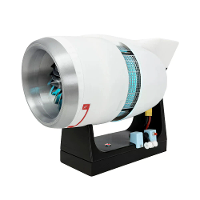NIKOLATOY Trent 1000 Tubofan Motor Model Fysica Experiment Wetenschap Ontdekking Productie Uitvinding Bureau Decoraties