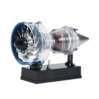 Teching DM112 TR900 Mini Metaal Turbofan Motor Model Bouwset 170+ PCS voor A320 B737 C919 Vliegtuig Mechanische Wetensch