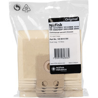 Nilfisk Papieren filterzak annex afvalzak 10 stuks 140 8618 000 Geschikt voor Nilfisk Alto Saltix 10,