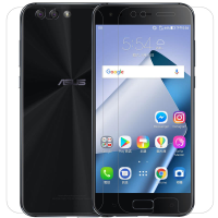 Nillkin Clear Soft Schermbeschermer + Lens Schermbeschermer voor Asus Zenfone 4 ZE554KL