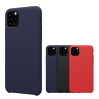 NILLKIN Glad schokbestendig Soft Vloeibare siliconen rubberen achterkant Beschermhoes voor iPhone 11 Pro Max 6,5 inch
