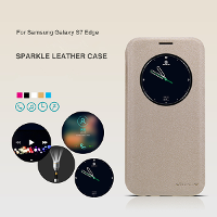 Nillkin New Leather Case Sparkle Leather Case For Samsung Galaxy S7 Edge