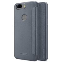 Nillkin Sparkle Flip Smart Sleep Pu Leather Protective Case With Magnetic For Oneplus 5t