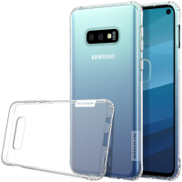 NILLKIN Transparant schokbestendig antislip Soft TPU beschermhoes achterkant voor Samsung Galaxy S10e