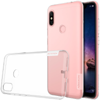 NILLKIN Transparant Schokbestendig Soft TPU Achterkant Beschermhoes voor Xiaomi Redmi Note 6 Pro Niet origineel
