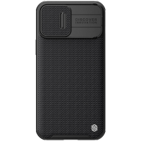 NILLKIN voor iPhone 13/ 13 Pro/ 13 Pro Max Case Anti vingerafdruk Antislip Nylon Synthetische vezel met textuur met lens